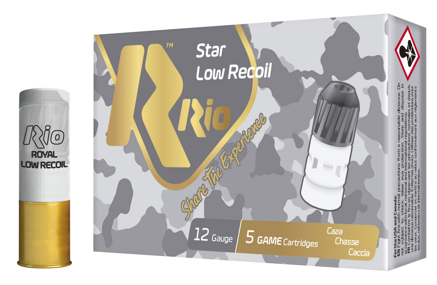Rio Ammunition RSL12 Royal Star  12 Gauge 2.75