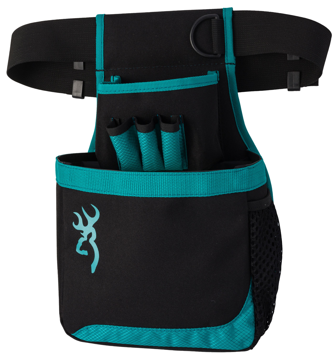 Browning 121062442 Flash  Shell Pouch Nylon Black/Teal