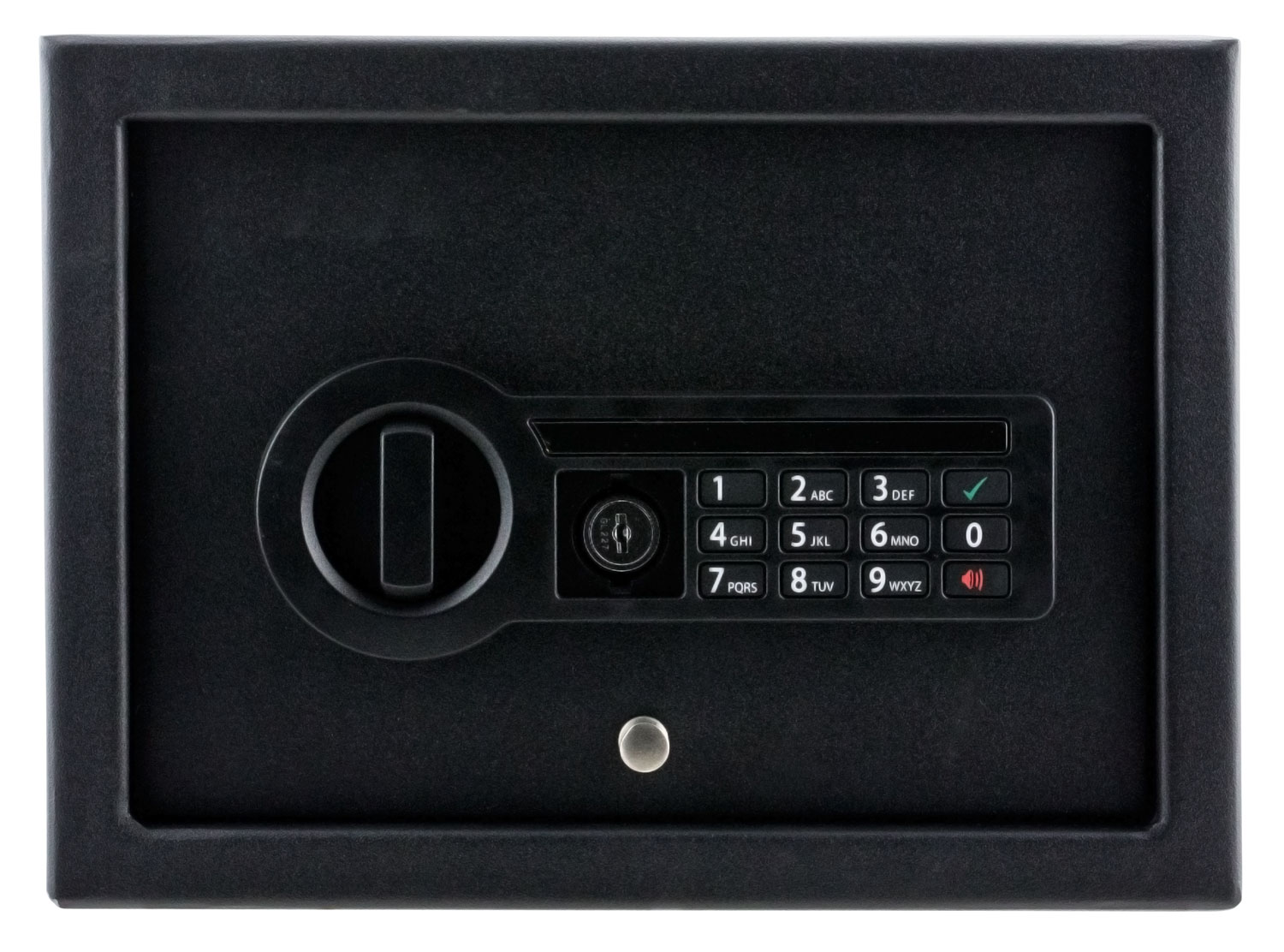Stack-On PDS1800E Quick Access Safe Keypad/Key Entry Black Steel Holds 2 Handguns