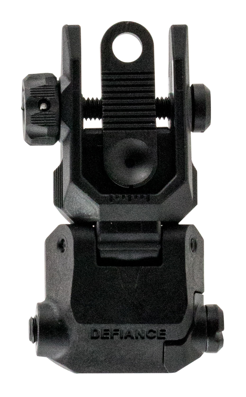 Kriss USA DAPRSBL00 Polymer Low Profile Rear Flip Sight  Black AR-15 Low Profile