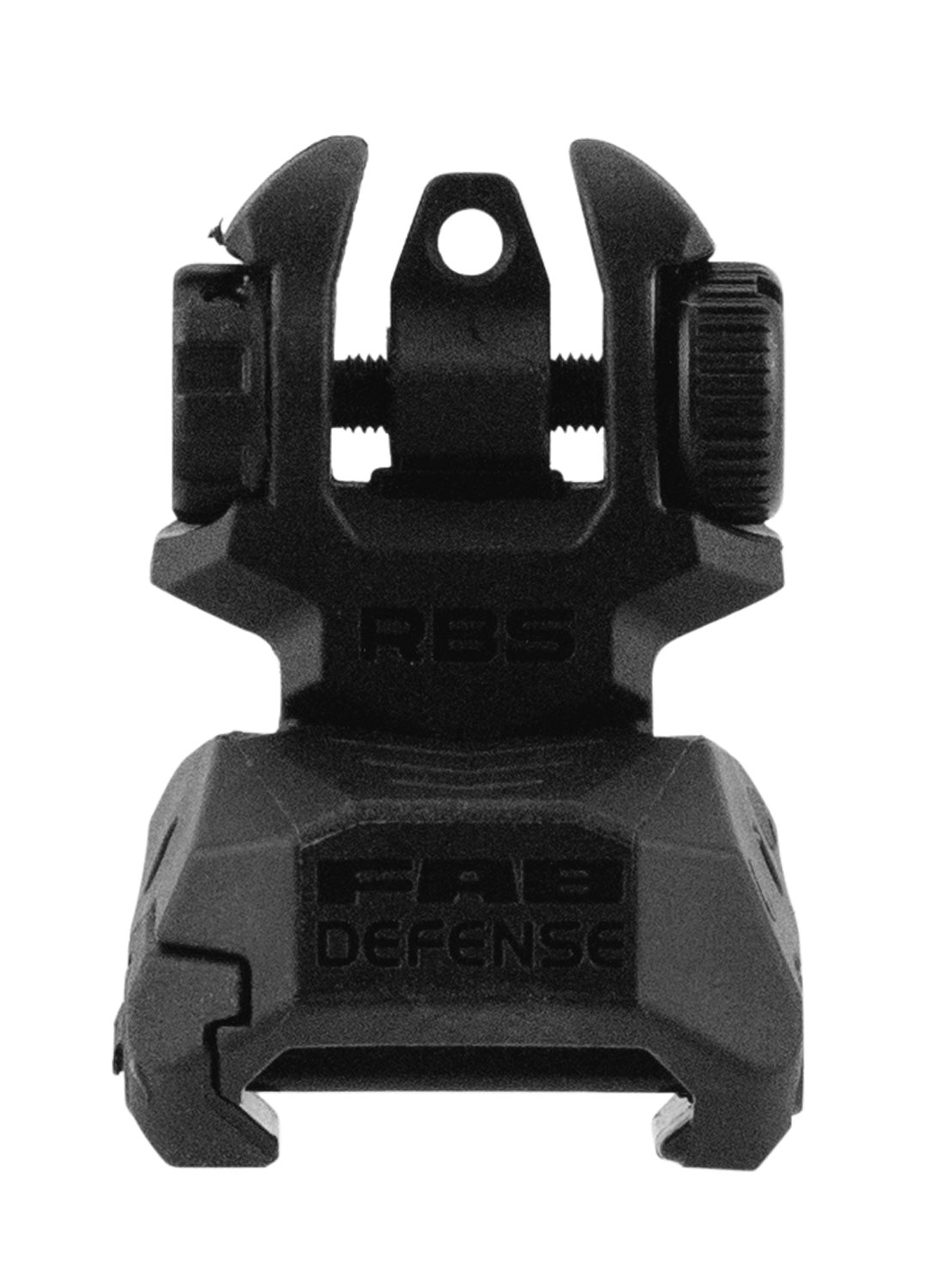 FAB Defense FXRBS Rear Back-Up Sight  Black Folding Rear Back Up Sight for AR-15, M4, M16