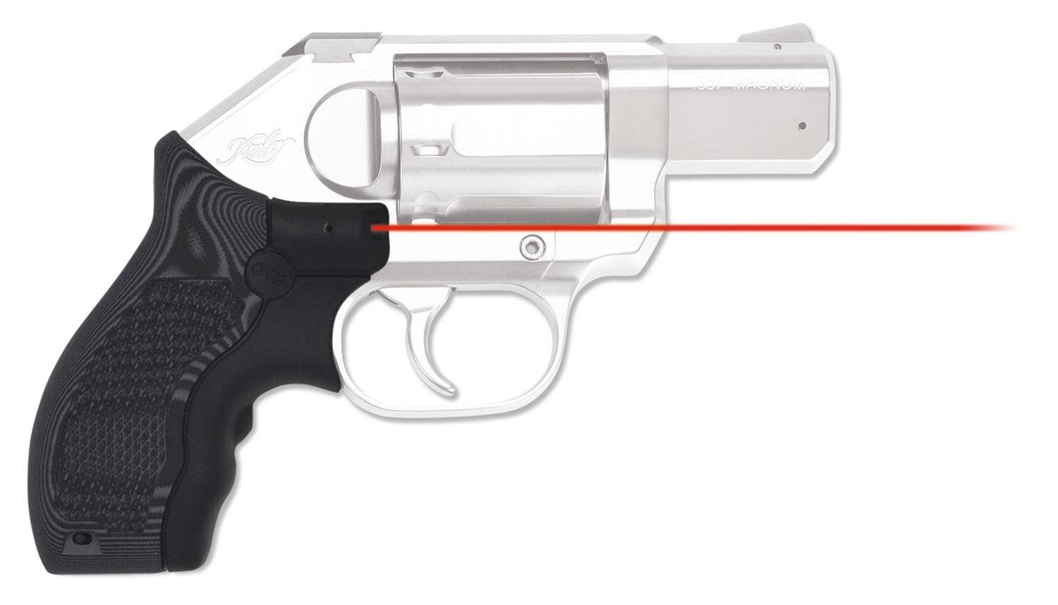 Crimson Trace LG951 Lasergrips Master Series 5mW Red Laser with 633nM Wavelength & 50 ft Range Black & Gray G10 Material for Kimber K6S (Except DA/SA Variant)
