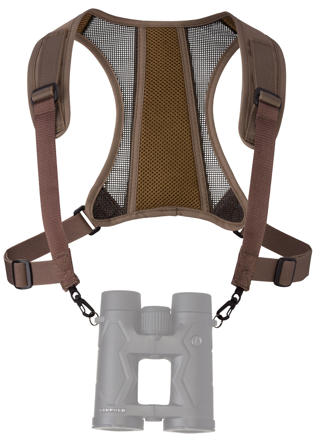 Browning 12989 Bino Hub  Adjustable Nylon,Mesh Brown