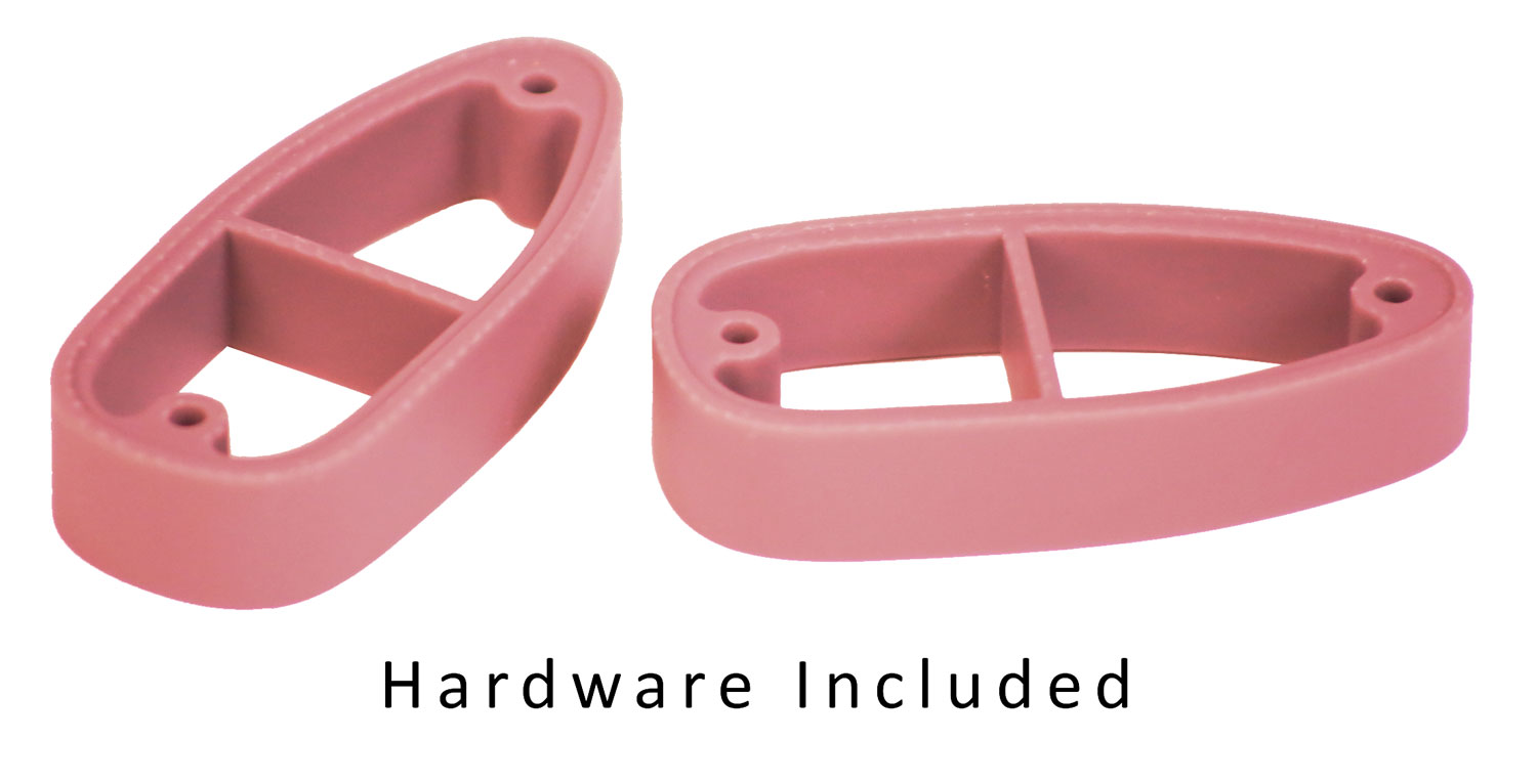 Crickett KSA000008 LOP Spacer Kit  Pink Polymer, Fits Crickett Synthetic Rifles, Kit Includes 2 3/4