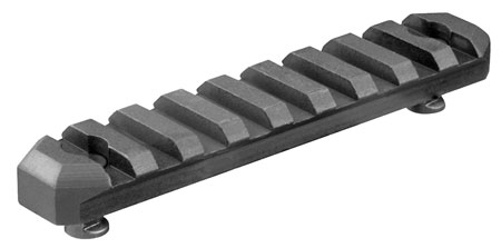 Aim Sports KMRS2 Rail Section KeyMod Rifle Picatinny Rail 9 Slot Black Anodized 6061-T6 Aluminum