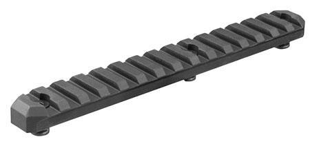 Aim Sports KMRS3 Rail Section KeyMod Rifle Picatinny Rail 15 Slot Black Anodized 6061-T6 Aluminum