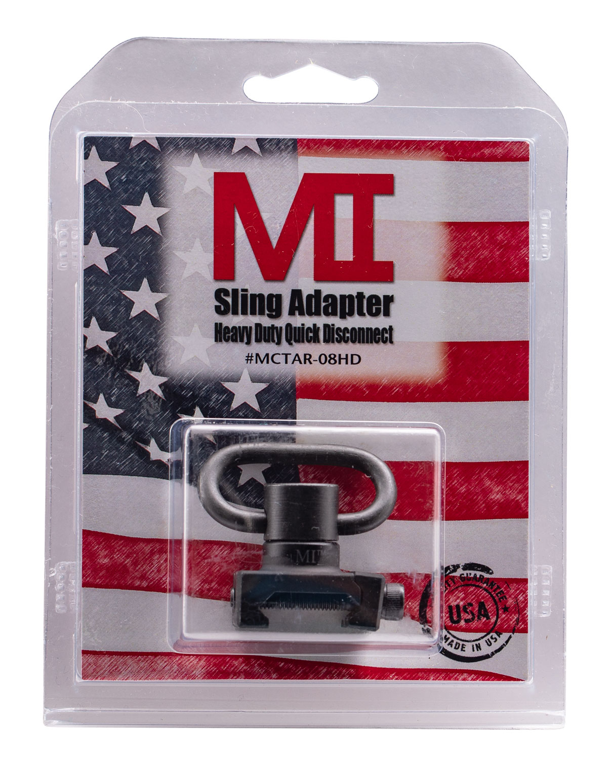 Midwest Industries MCTAR08HD Quick Detach  Front Sling Adapter HD Black Aluminum