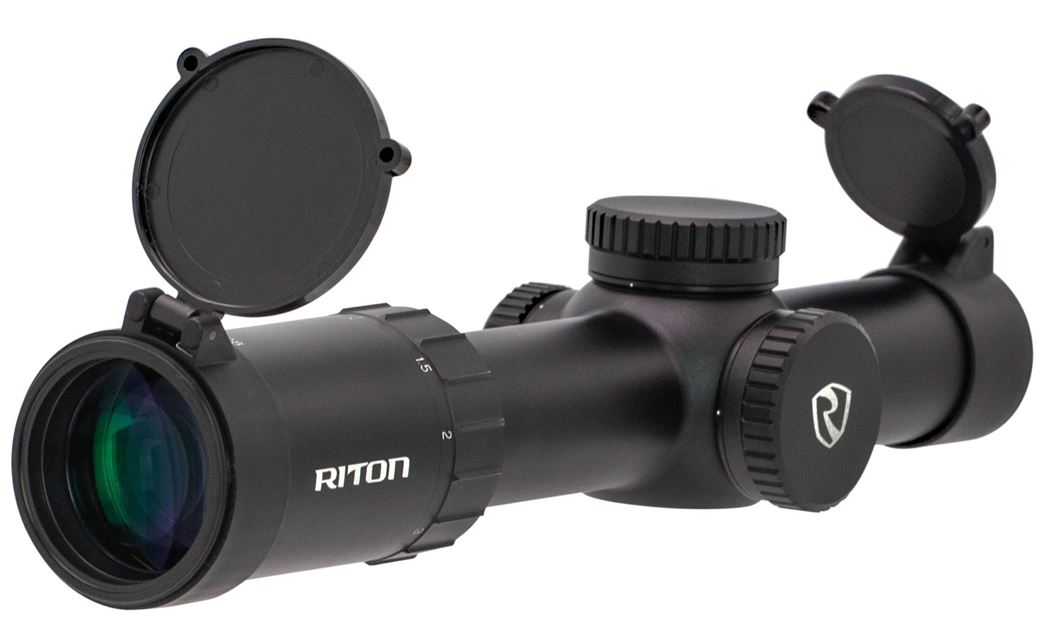 RITON OPTICS 52576 RTS Mod 7 Tactical 18x 28mm Obj 14217.5 ft  100 yds FOV 34mm Tube Black Matte Finish Illuminated Riton Tactical | 019962525766
