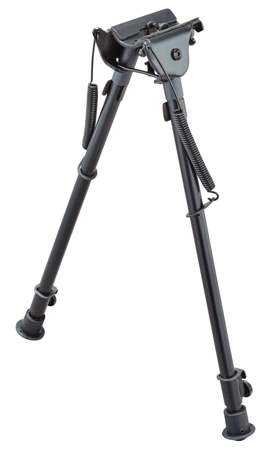 Champion Targets 40854 Standard Bipod made of Black Aluminum with Swivel Stud Attachment & 6-9
