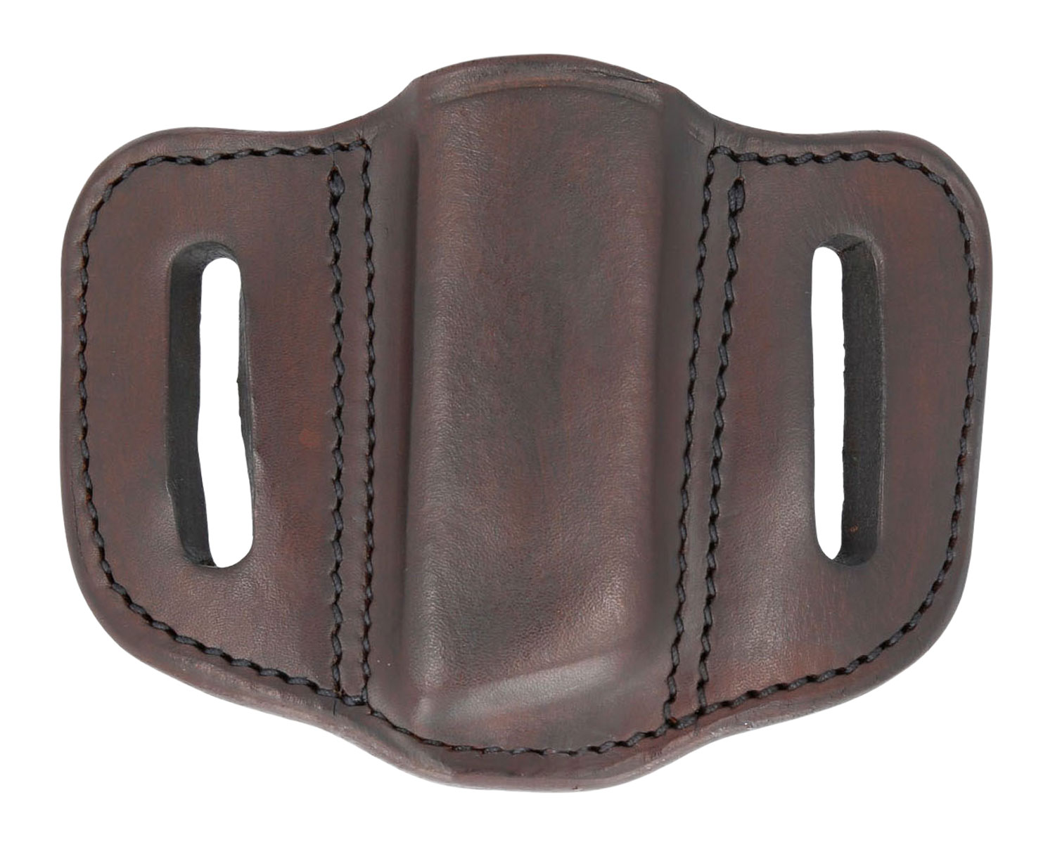 1791 Gunleather MAG12SBRA MAG1.2 Single Mag Holster Signature Brown Leather Belt Slide Compatible w/ Double Stack Ambidextrous