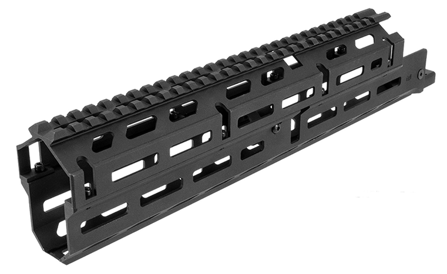 Aim Sports MMAK04 Handguard  Long & Drop-in, M-LOK 2-Piece Style Made of 6061-T6 Aluminum with Black Anodized Finish for AK-47