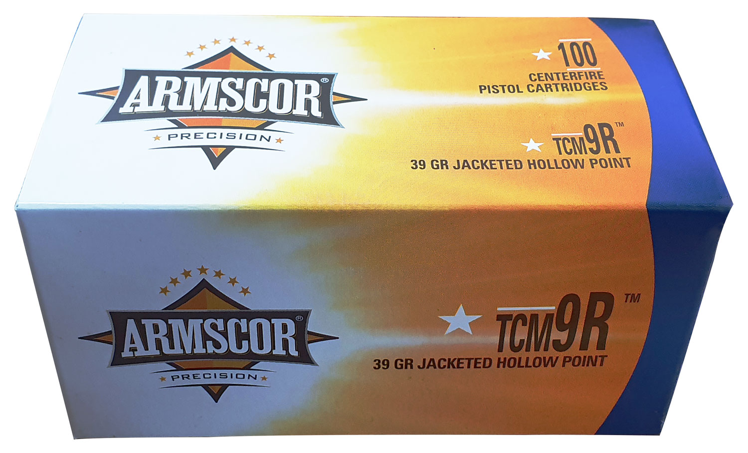 Armscor 50328 Precision Value Pack 22 TCM 9R 39 gr Jacketed Hollow Point (JHP) 100 Per Box/12 Cs
