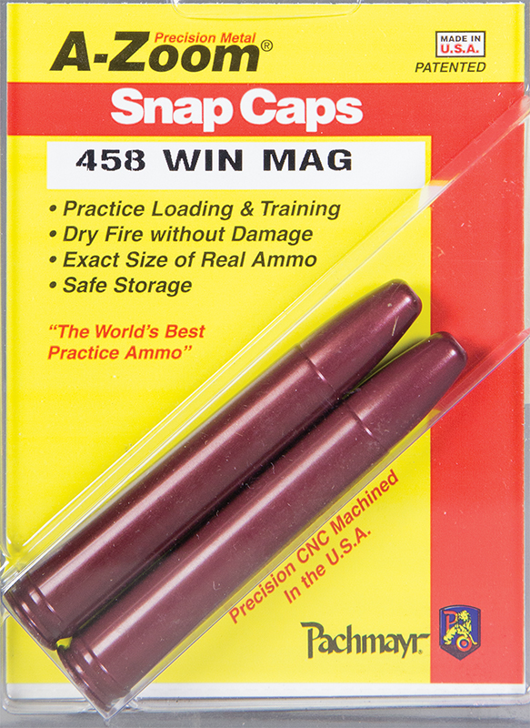 A-Zoom 12267 Snap Caps Rifle 458 Win Mag Aluminum 2