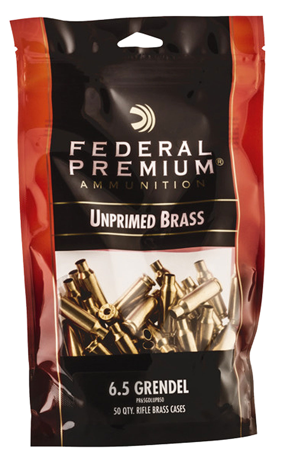 Federal PR65GDLUPB50 Gold Medal  Rifle 6.5 Grendel Brass 50