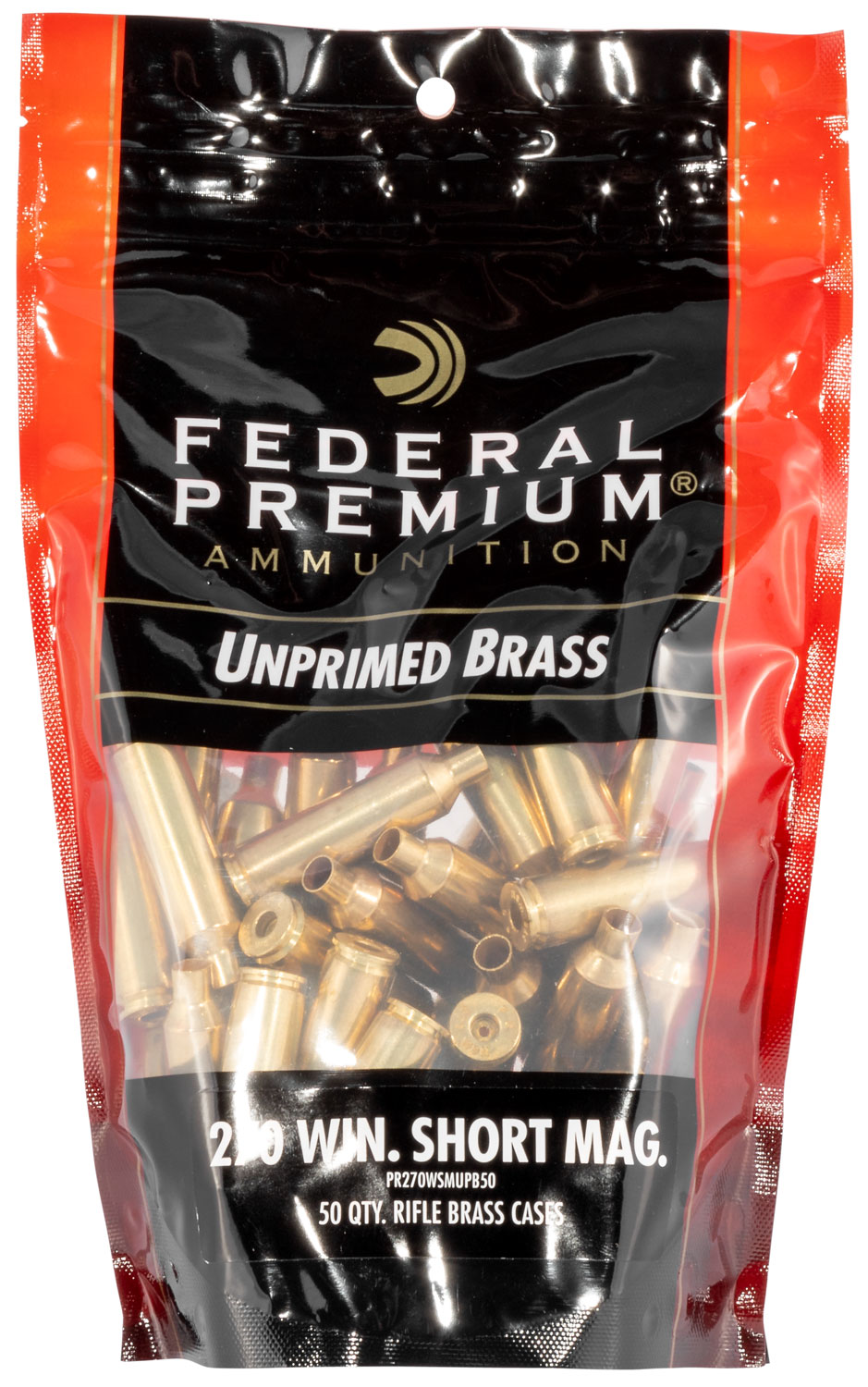 Federal PR270WSMUPB50 Gold Medal  270 WSM Rifle Brass 50 Per Bag