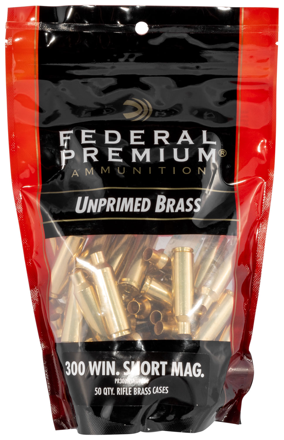Federal PR300WSMUPB50 Gold Medal  Rifle 300 WSM Brass 50 Per Bag