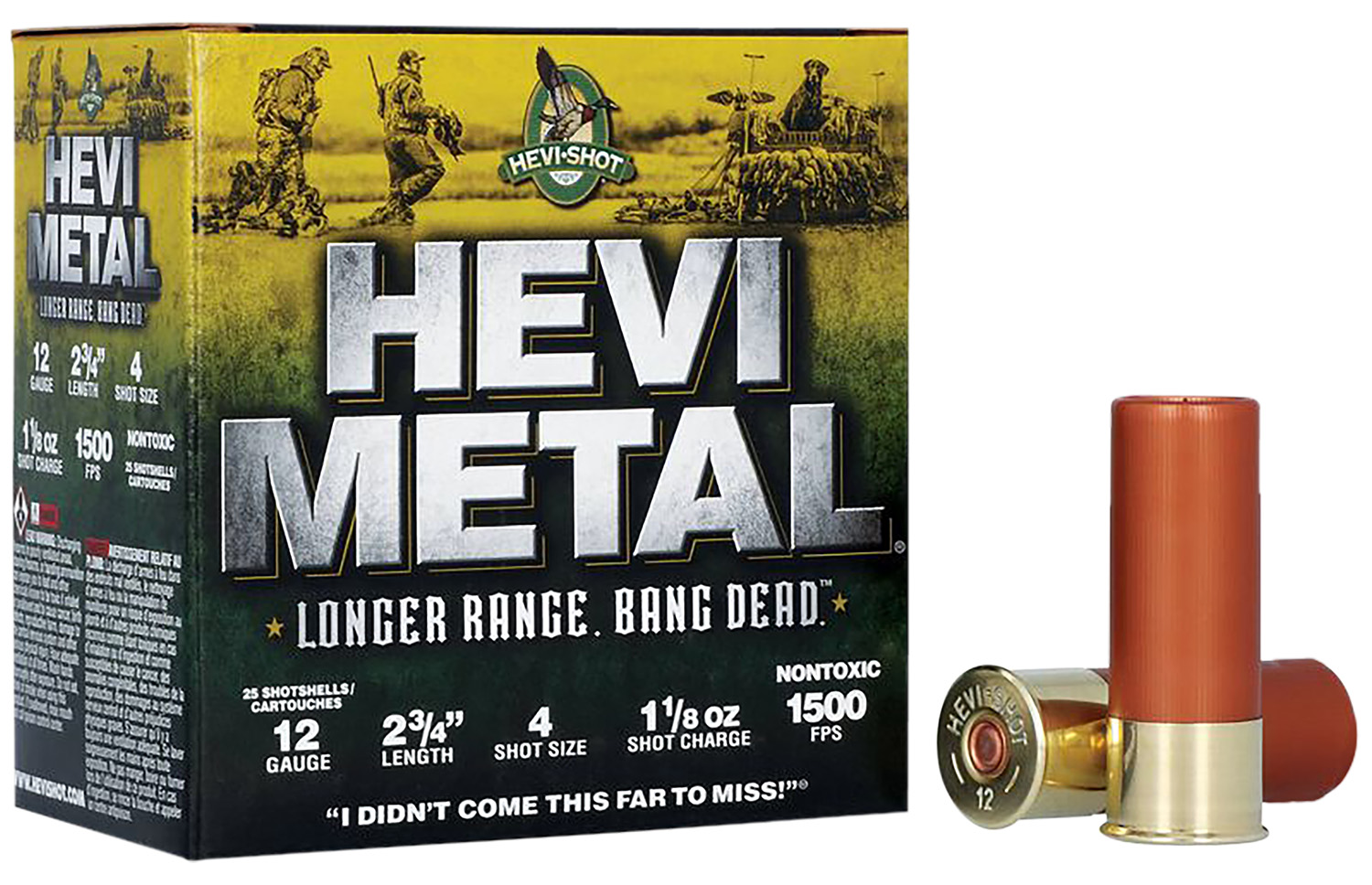 HEVI-Metal HS38704 Hevi-Metal Longer Range 12 Gauge 2.75
