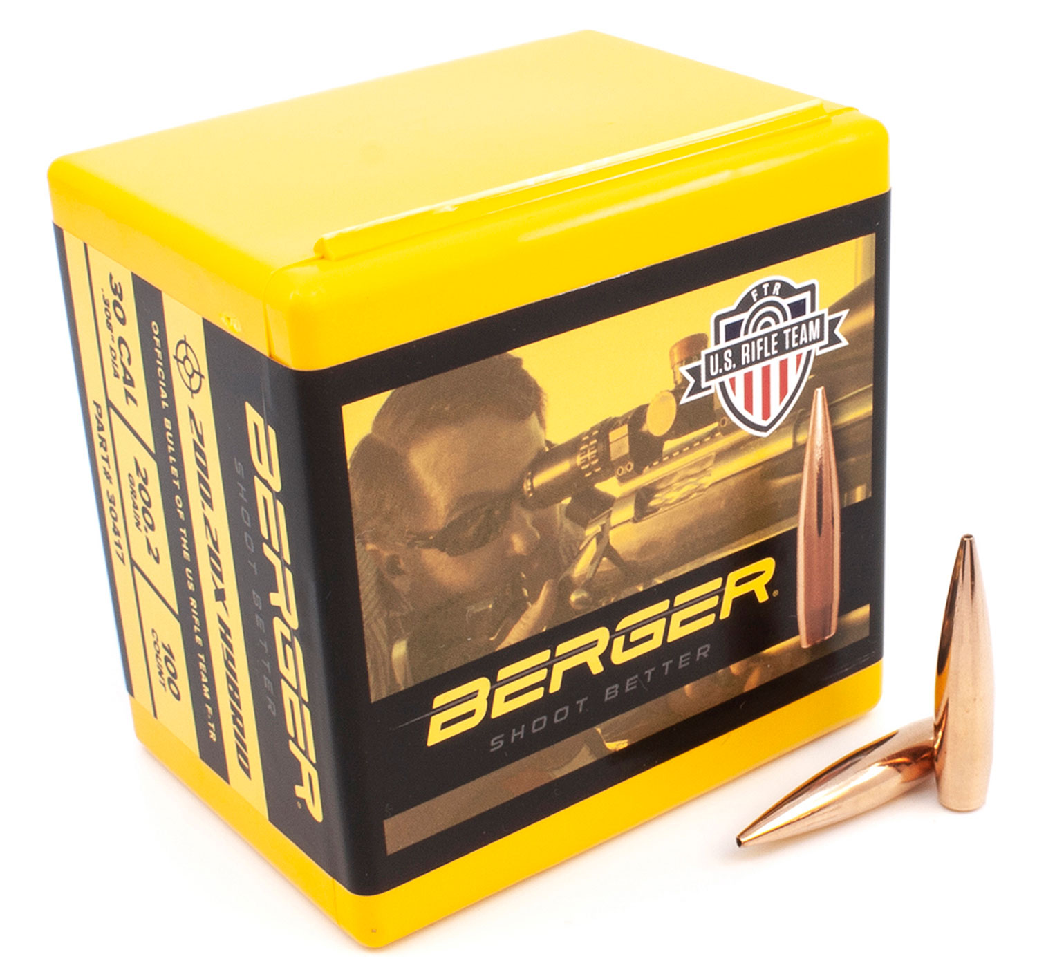 Berger Bullets 33556 Elite Hunter  338 Cal .338 300 gr Boat-Tail (BT) 100 Per Box