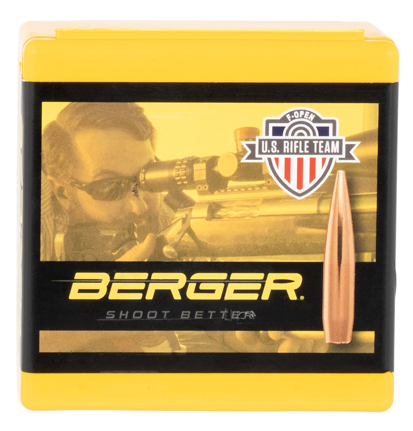 Berger Bullets 28408 Hybrid Target  7mm .284 184 gr F-Open Hybrid 100 Per Box