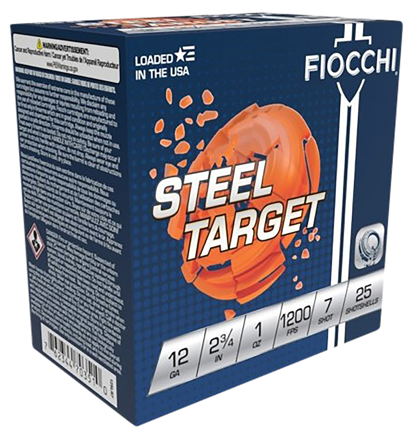 Fiocchi 12SLR7 Steel Target  12 Gauge 2.75