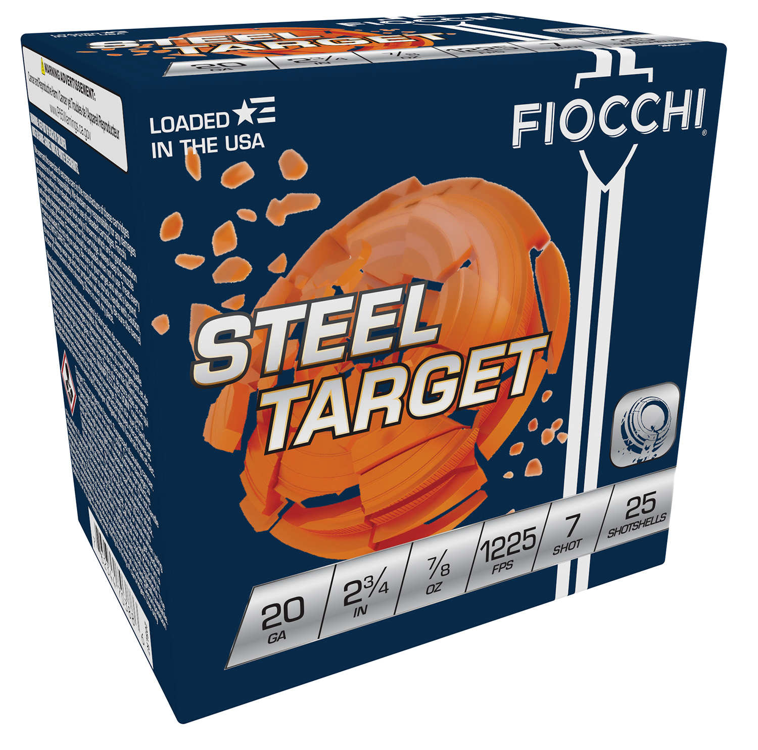 Fiocchi 20SLR7 Steel Target  20 Gauge 2.75