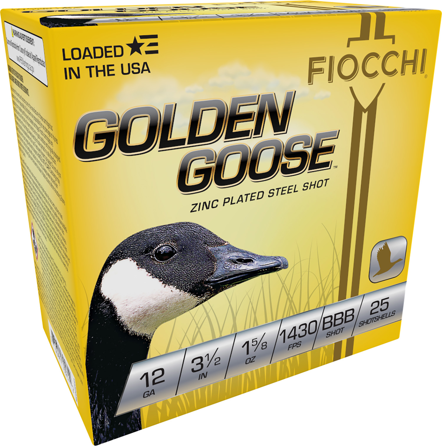 Fiocchi 1235GG3B Golden Goose  12 Gauge 3.50