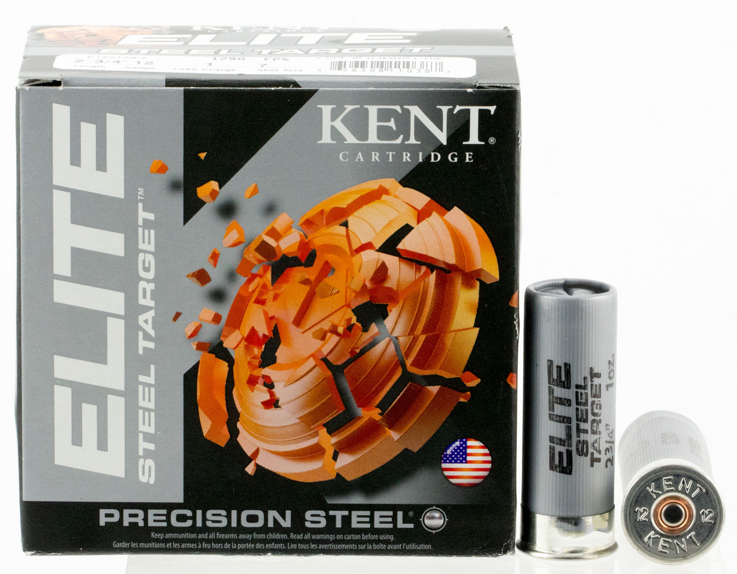 Kent Cartridge E12ST287 Elite Steel Target 12 Gauge 2.75