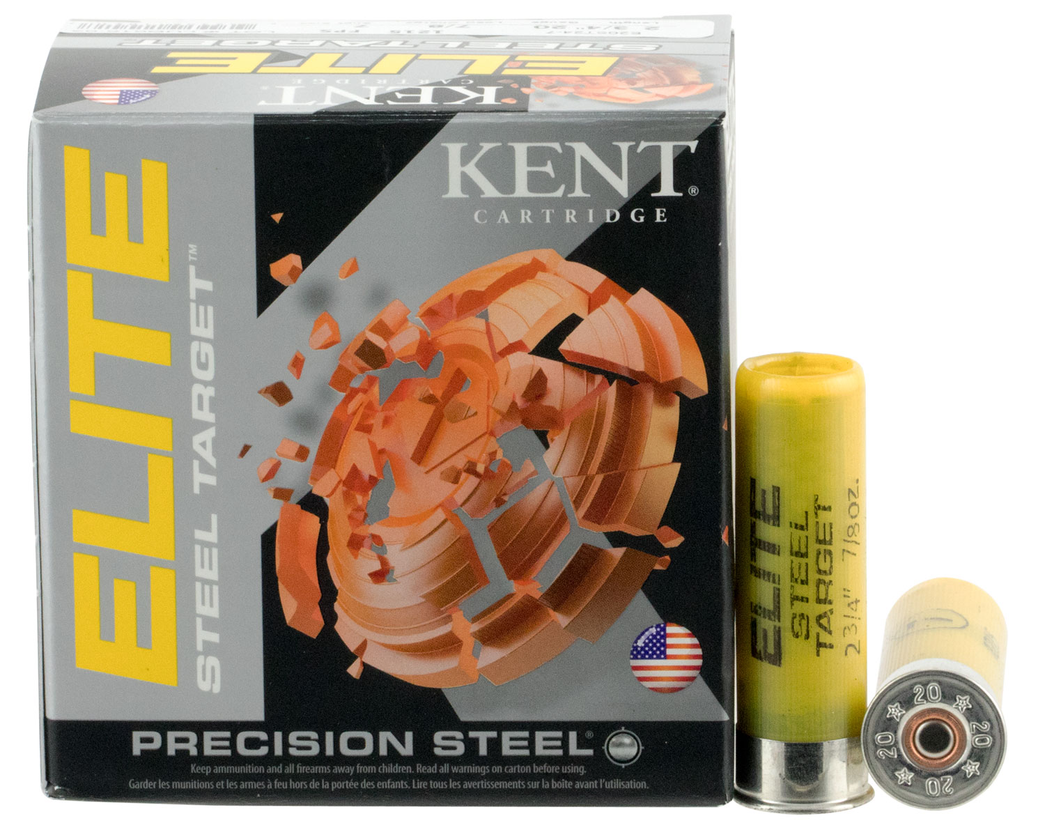 Kent Cartridge E20ST247 Elite Steel Target 20 Gauge 2.75