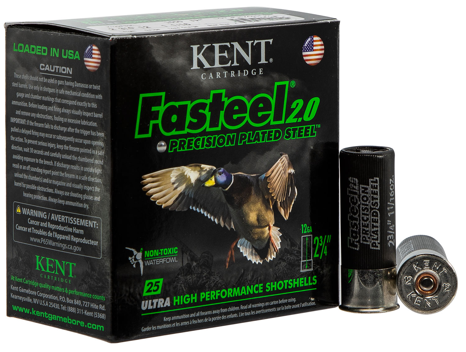 Kent Cartridge K122FS303 Fasteel 2.0  12 Gauge, 2.75