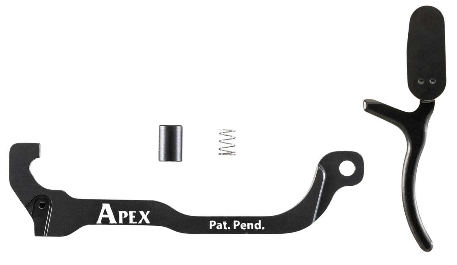 Apex Tactical 112032 Forward Set Sear & Trigger Kit Curved Trigger with Black Finish for Sig P320