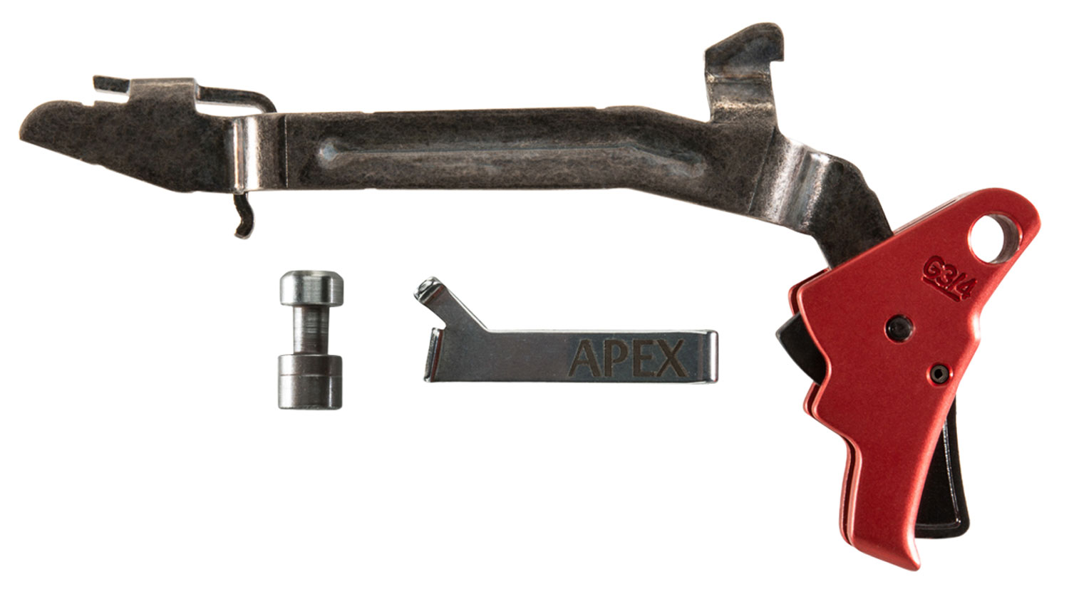 Apex Tactical 102155 Action Enhancement Kit Red Drop-in Trigger Compatible w/Glock 17/17L/19/22-27/31-35 Gen3-4