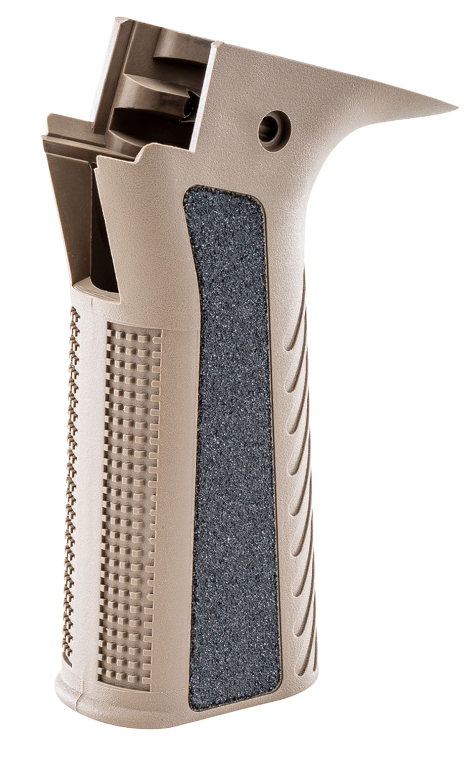 Apex Tactical 116111 Optimized Grip  Made of Polymer With Flat Dark Earth Aggressive Textured Finish for CZ Scorpion EVO 3 S1