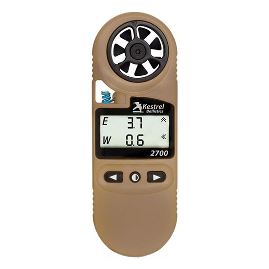 KestrelMeters 0827LTAN 2700 Ballistics Weather Meter  Tan CR2032 Lithium | 730650004263