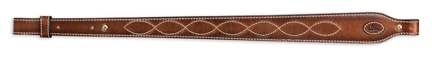 Browning 122617 Heritage Sling made of Brown Leather with Suede Backing & Buckmark Patch, 25