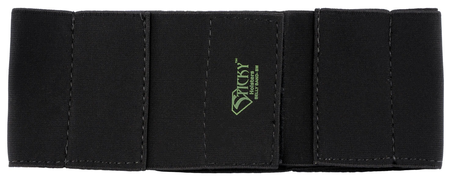 Sticky Holsters BBSM Belly Band  Black Small Elastic 24 Inch34 Inch | 859640007197