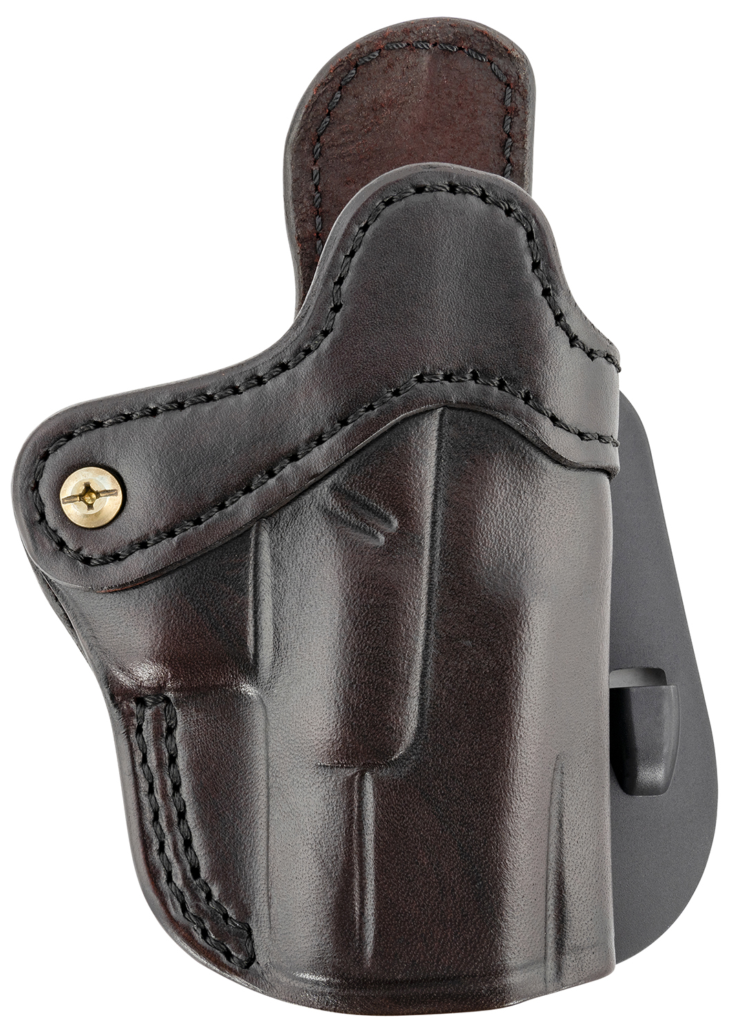 1791 Gunleather ORPDH21SBRR BH2.1 Optic Ready OWB Size 2.1 Signature Brown Leather Paddle Compatible w/Glock 17/Springfield XD/S&W Shield Right Hand