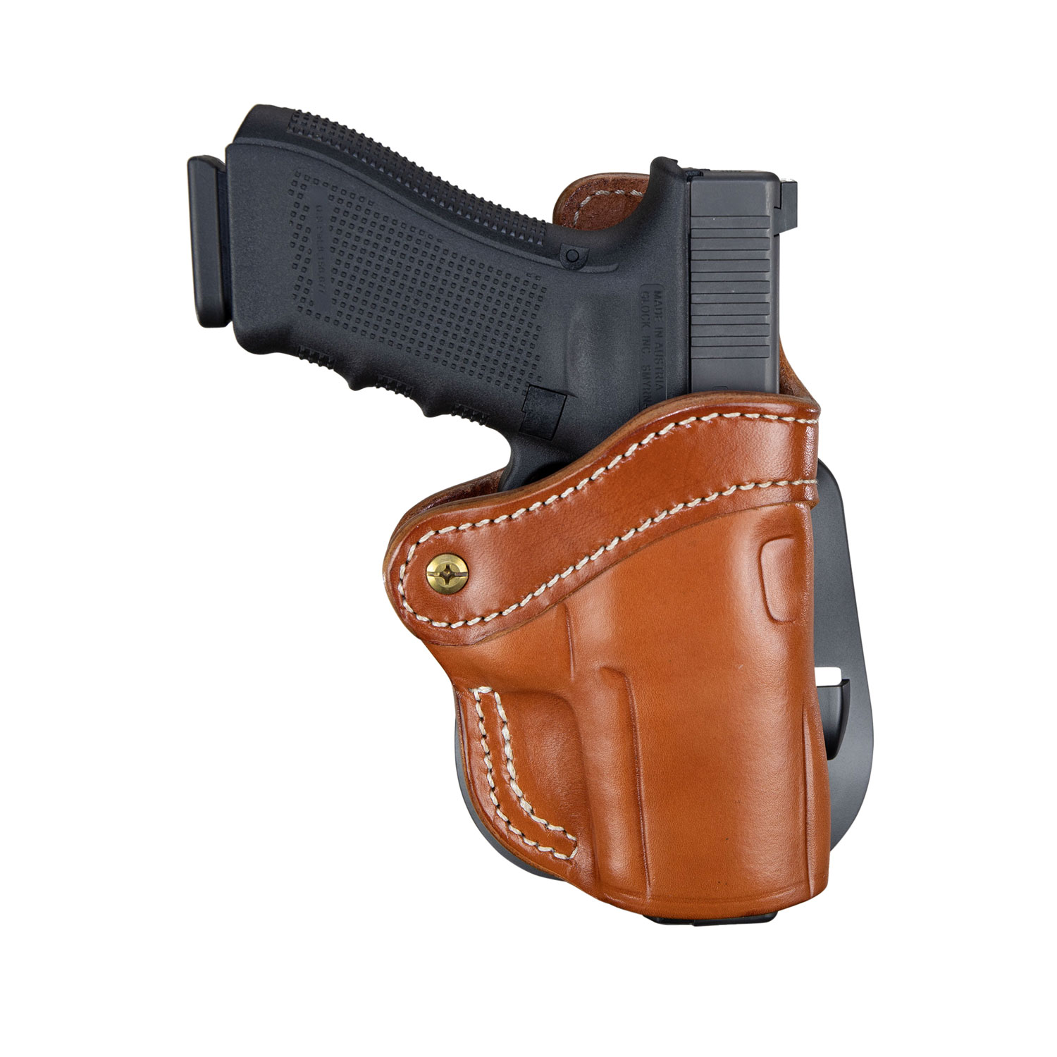 1791 Gunleather PDH24SCBRR PDH 2.4S  Classic Brown Leather OWB Springfield XD-M Compact/Walther PPQ Right Hand