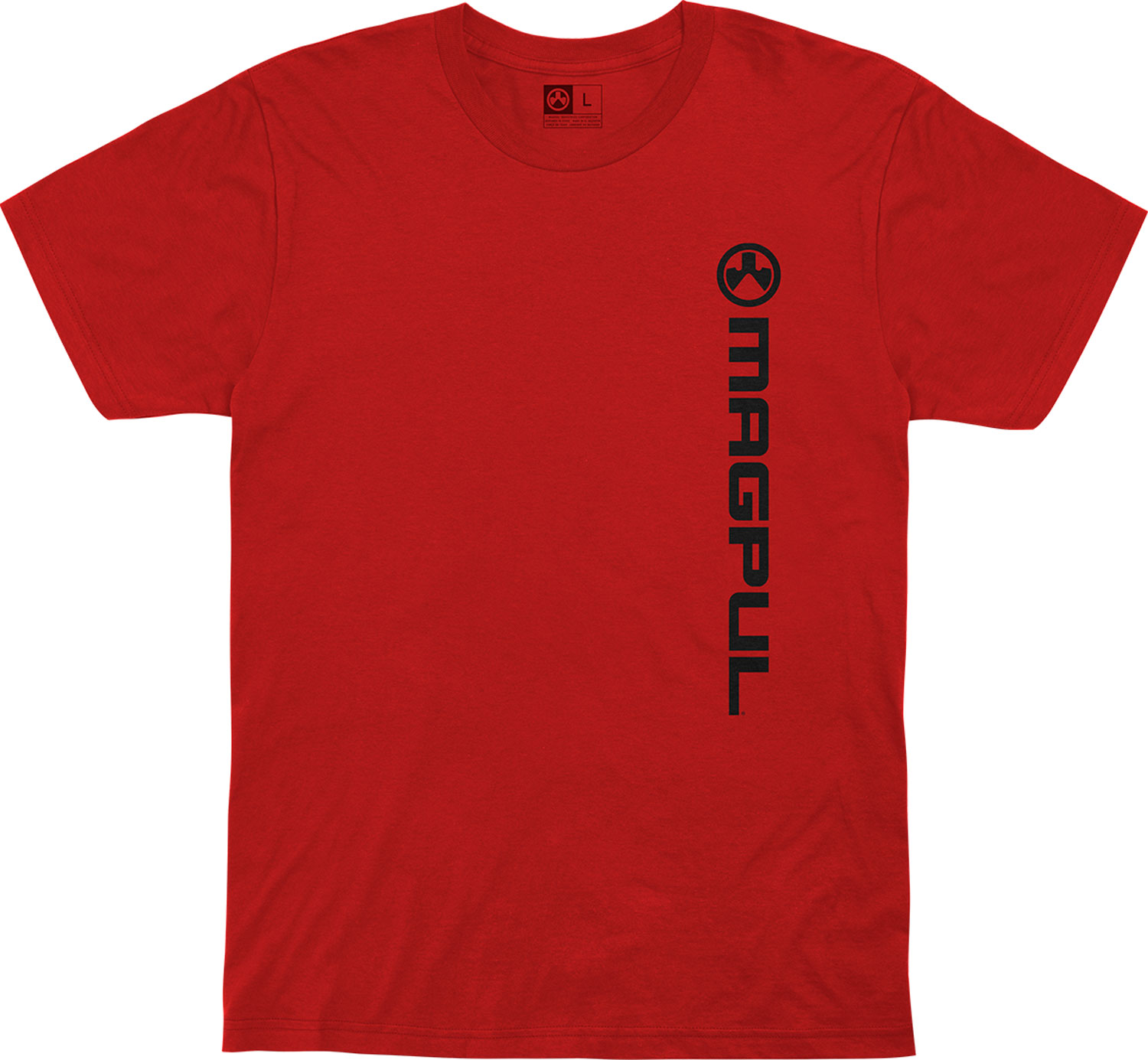 Magpul MAG1113-610-3X Vertical Logo T-Shirts Red 3XL Short Sleeve