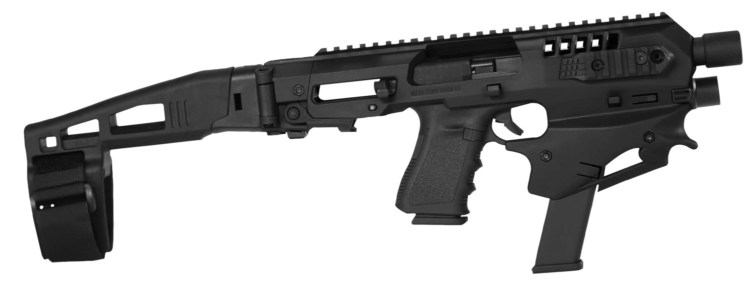 Command Arms MCKGEN2A MCK 2.0 Advanced Conversion Kit Synthetic Black for Glock 17,19,19x,22,23,25,31,32,45