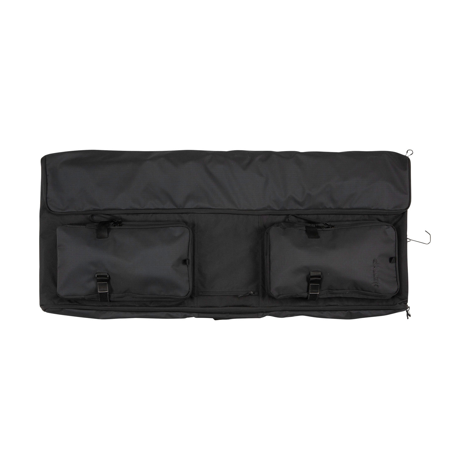 Allen 78103 Gun Closet Hanging Garment Case with Tricot Lining, 8 Mag Storage Compartments, Lockable Zippers & Black Finish Holds up to 4 Handguns & 2 Long Guns