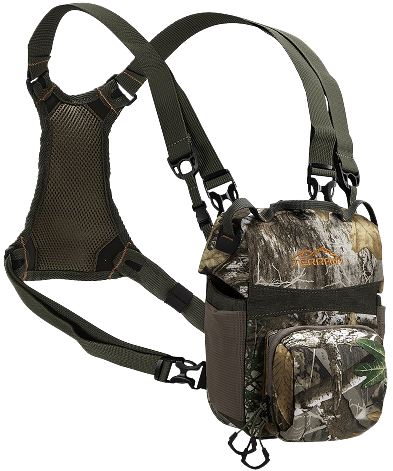 Terrain 19220 Mesa Deluxe Bino Pack Realtree Edge Back Harness Magnetic Closure | 026509044642