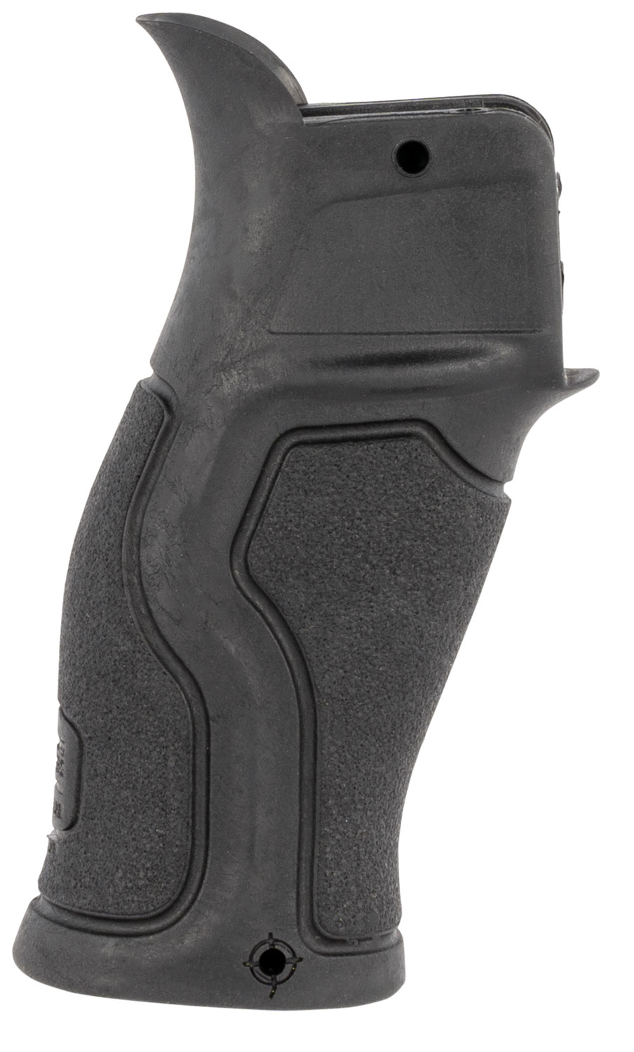 FAB Defense FX-GRADUSB Gradus Ergonomic Pistol Grip 15 Degree Black Polymer with Rubber Overmold for AR-15, AR-10, M4, M16