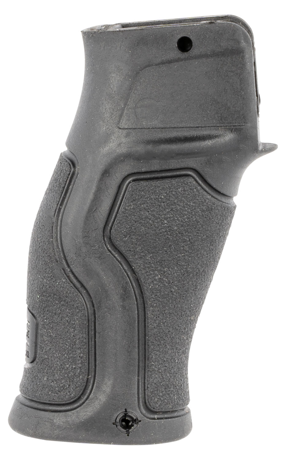 FAB Defense FX-GRADUSFBVB Gradus Ergonomic Pistol Grip Beavertail Black Polymer with Rubber Overmold for AR-15, AR-10, M16, M4