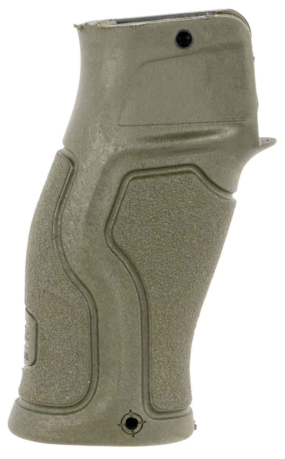 FAB Defense FX-GRADUSFBVG Gradus Ergonomic Pistol Grip Beavertail OD Green Polymer with Rubber Overmold for AR-15, AR-10, M16, M4