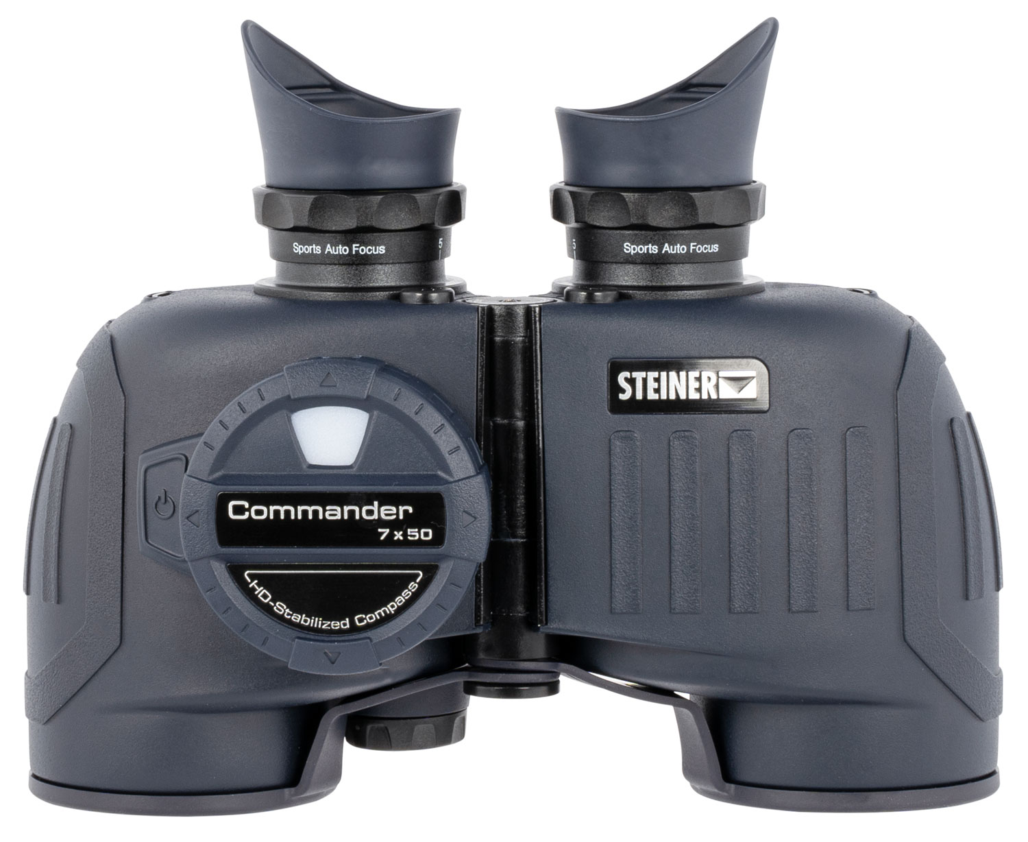 Steiner 2305 Commander w/Compass 7x50mm Porro Prism Black Rubber Armor