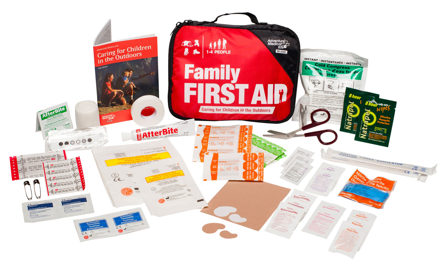 Adventure Medical Kits 01200230 Adventure Family Kit First Aid Black/Red