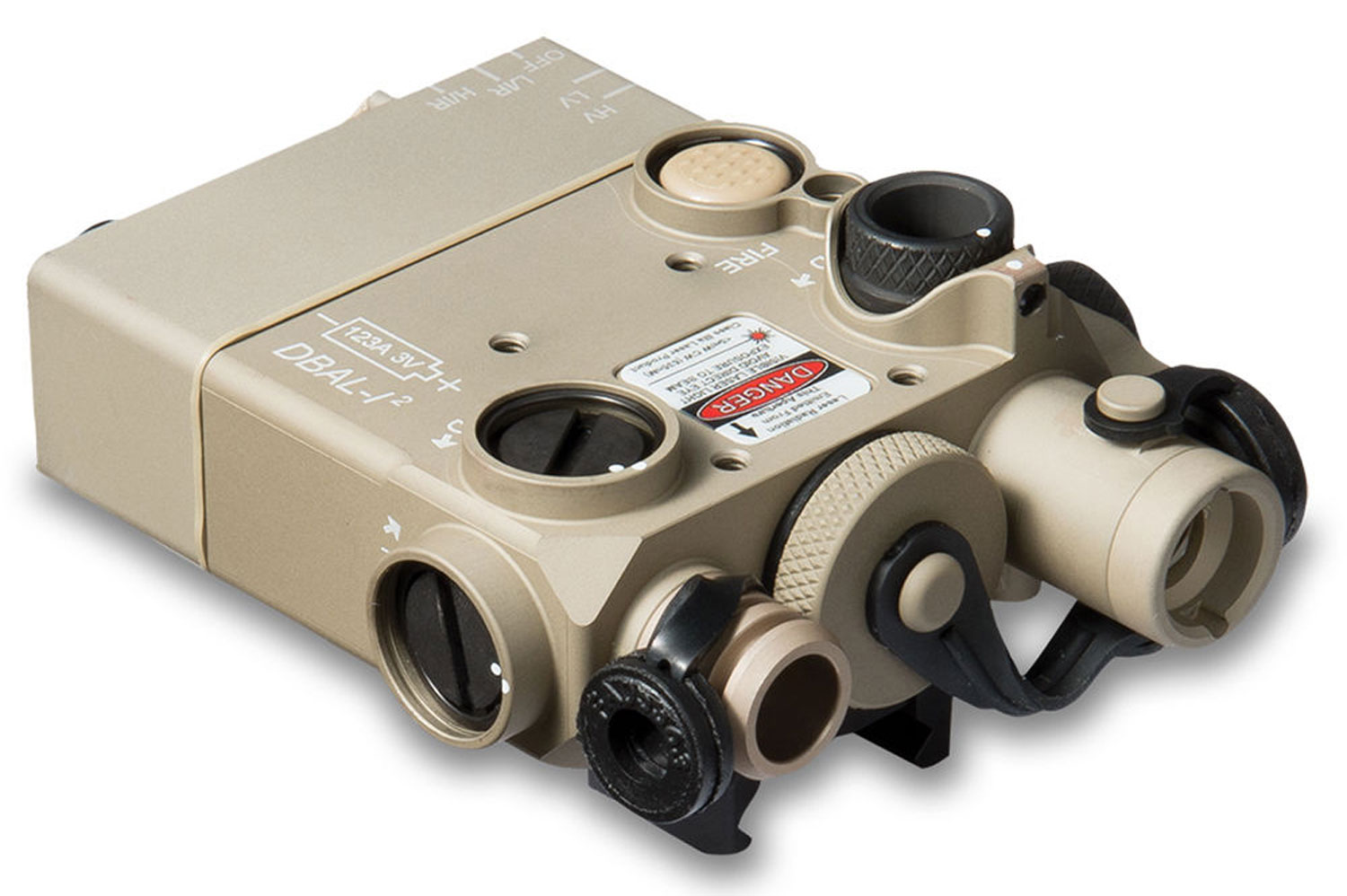 Steiner 9005 DBAL-I2  5mW Red Laser with 635nM Wavelenght & 0.7mW, 850nM Wavelength IR Pointer with Desert Sand Finish & QD HT Mount