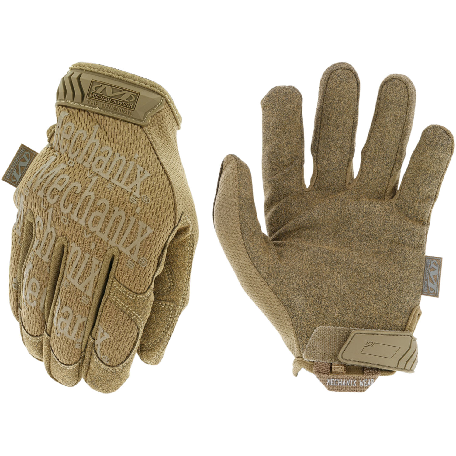 Mechanix Wear MG72008 Original  Coyote Synthetic Leather Small Velcro Closure | 781513611920