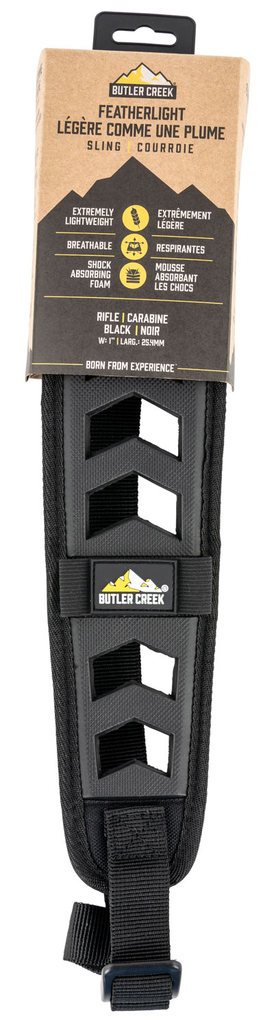 Butler Creek 190034 Featherlight Sling made of Black Foam with 22