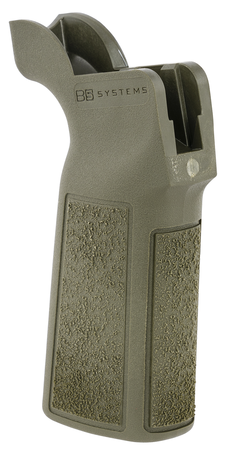 B5 Systems PGR1134 Type 23 P-Grip  OD Green Polymer, Aggressive Textured, Fits AR-Platform